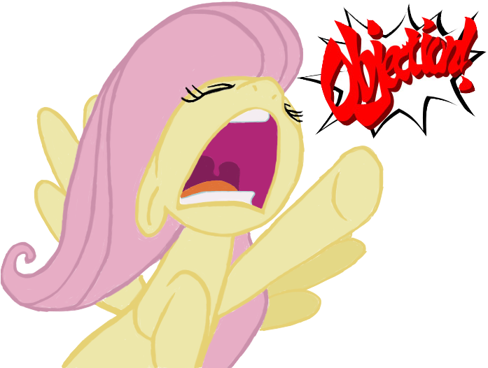 Ace Attorney, Artist - Fluttershy Ace Attorney (700x539), Png Download