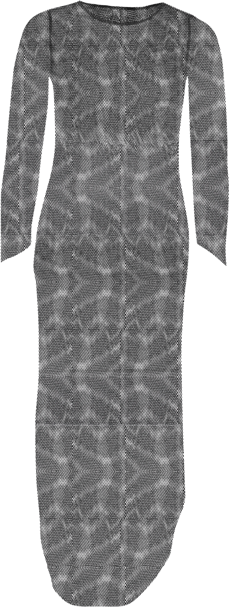Fishnet Dress - Dress (733x2048), Png Download