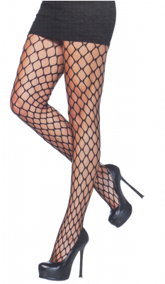 Sharp Edge Net Stockings - Fishnet Legs Transparent (400x400), Png Download