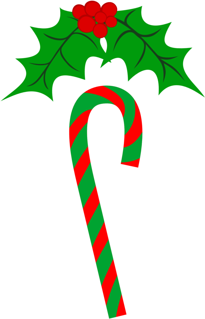 Candy Cane Clipart Cutie - Mlp Christmas Cutie Marks (746x1071), Png Download