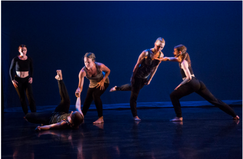 Five Dancers On Stage - Modern Dance (720x320), Png Download