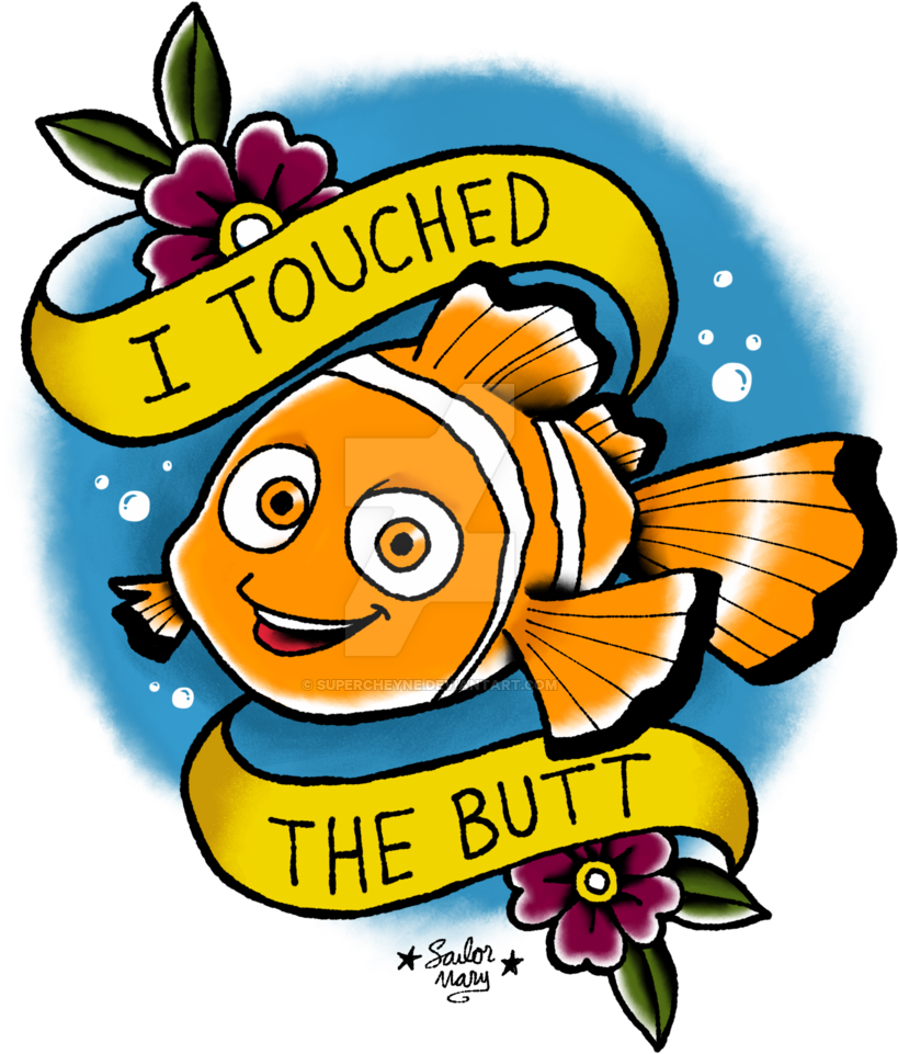 Disney And Pixar Tattoos - Nemo Tattoo (819x961), Png Download