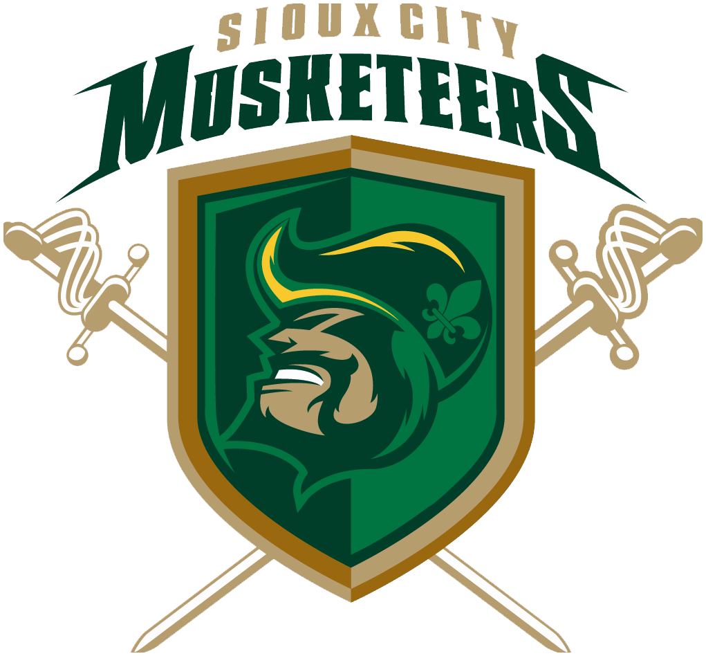 Sioux City Musketeers - Sioux City Hockey (1021x948), Png Download