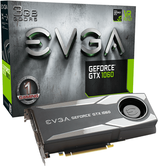 Evga Geforce Gtx 1060 Gaming, 03g P4 5160 Kr, 3gb Gddr5 - Gtx 1060 3gb Evga (600x600), Png Download