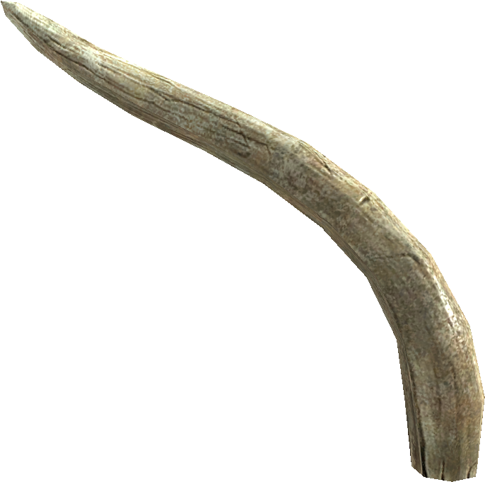 Jpg Black And White Download Mammoth Tusk Elder Scrolls - Goat Horns Png (712x699), Png Download