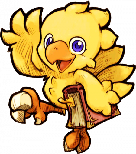 Chocobo Transparent - Final Fantasy Chocobo Png (450x508), Png Download