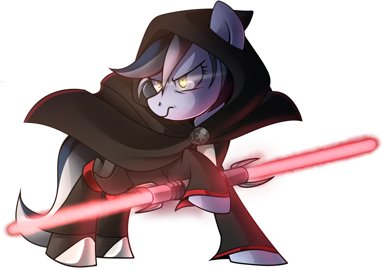 Drawntildawn, Lightsaber, Oc, Oc - Rainbow Dash Sith (1264x1024), Png Download