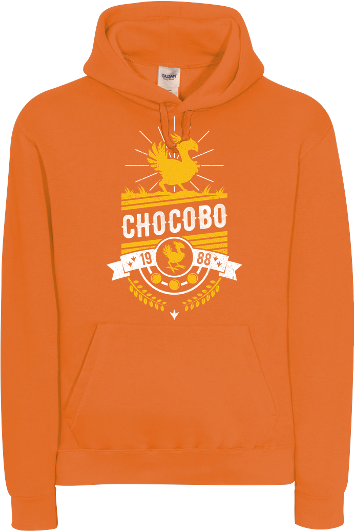 Alundrart Chocobo Sweatshirt B&c Hooded (1044x1044), Png Download