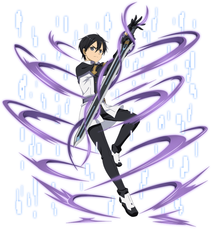 [strong Faith] Kirito - Sword Art Online Memory Defrag Os (750x750), Png Download