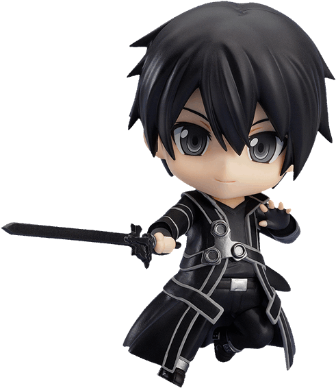 Good Smile Company Sword Art Online - Kirito Nendoroid (600x600), Png Download