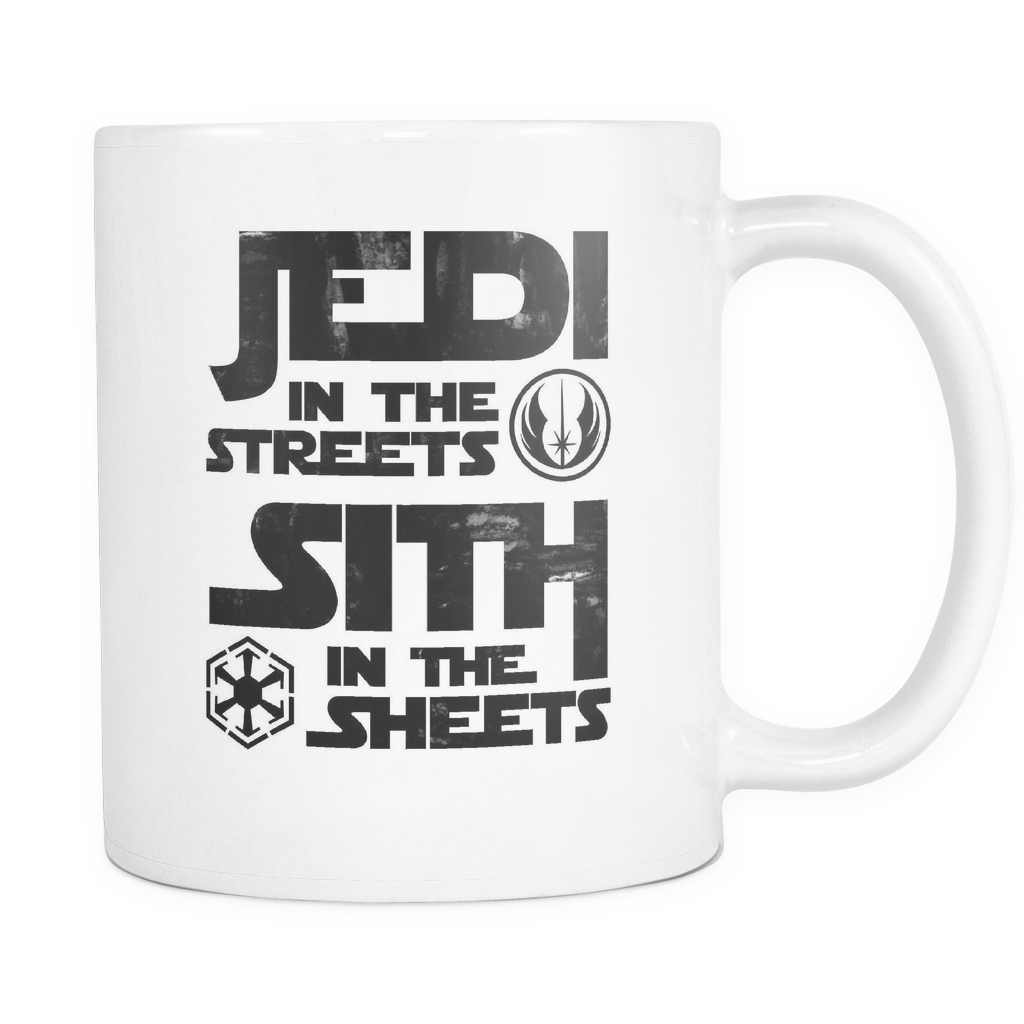Jedi In Streets, Sith In The Sheets Mug - Jedi (1024x1024), Png Download