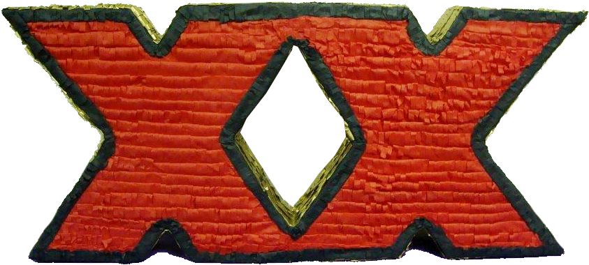 Dos Equis Beer Promotional Pinata - Patchwork (869x398), Png Download