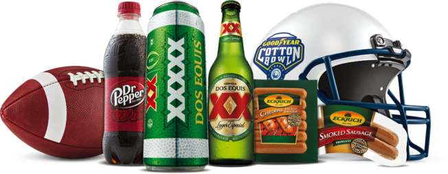 Win Tickets To The Cotton Bowl Enter The Dos Equis - Team Marketing 2016-17 Cfp Cotton Bowl [dvd] Usa Import (652x254), Png Download