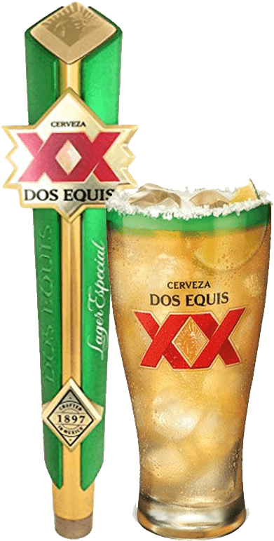 Dos Equis (544x1000), Png Download