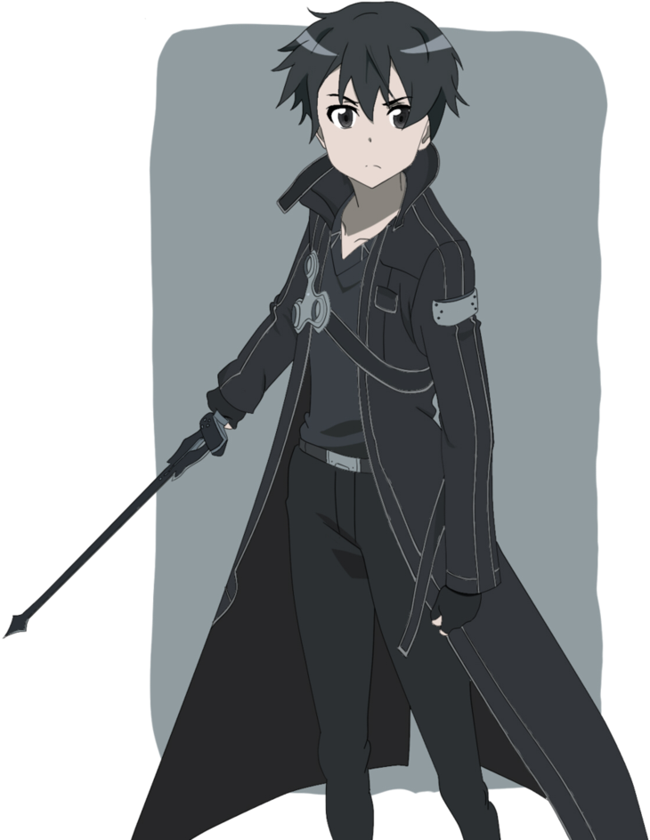 Kirigaya Kazuto Images Kirigaya Kazuto Hd Wallpaper - Kirito Sao Full Body (841x949), Png Download