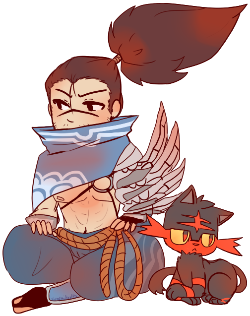 Pokémon Sun And Moon League Of Legends Cartoon Fictional - Main Yasuo Memes (564x700), Png Download