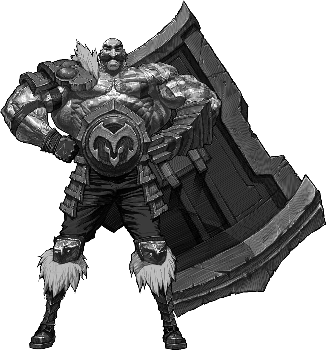 Braum, The Heart Of The Freljord, Revealed - League Of Legends Braum Png (1215x1302), Png Download