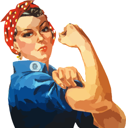 We Can Do It Girl Power (600x418), Png Download