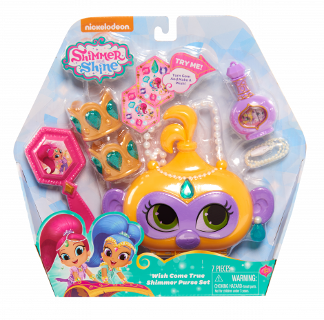 Shimmer And Shine Wish Come True Purse Set Shimmer - Shimmer And Shine Purse (470x464), Png Download