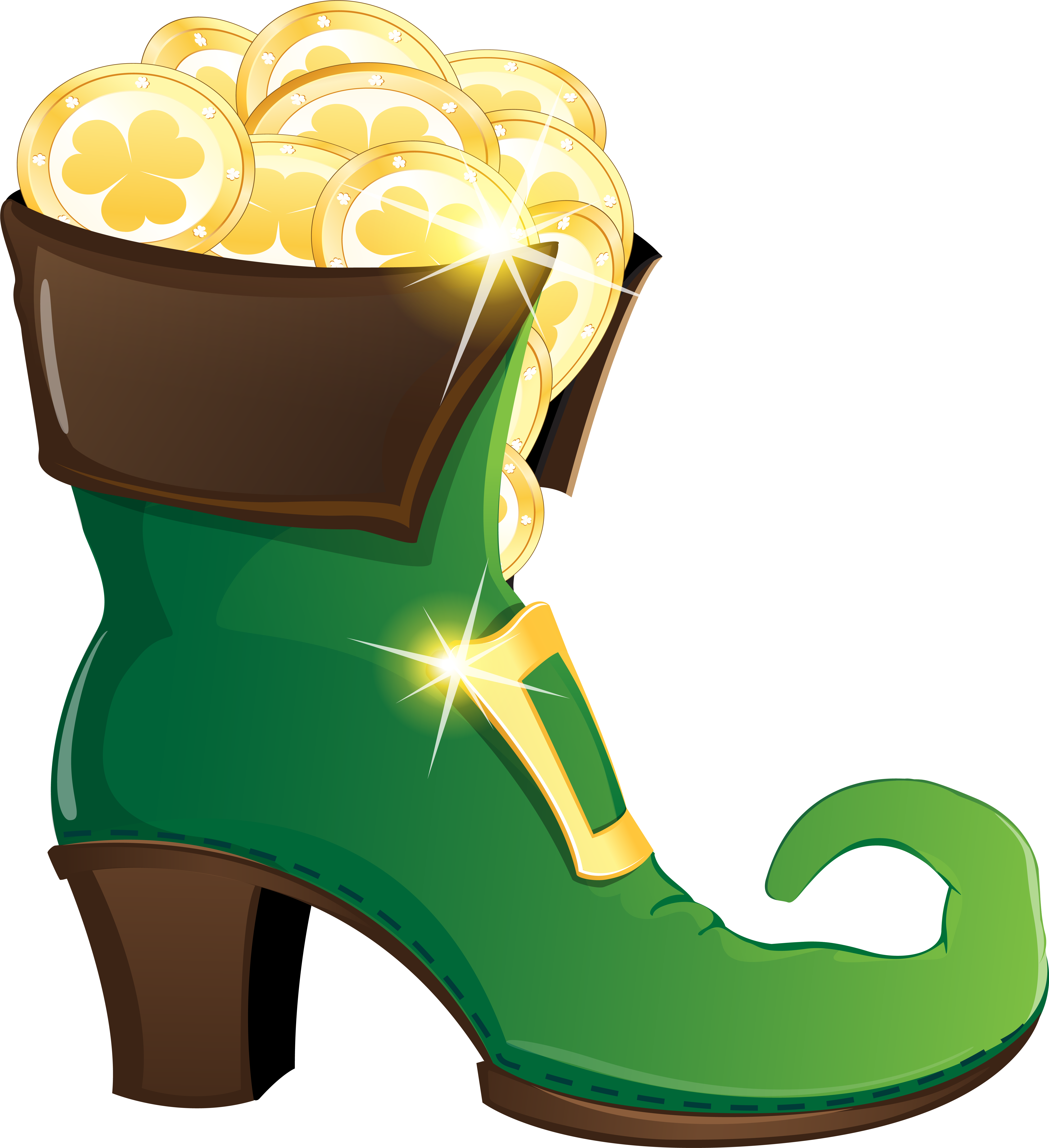 Clip Art No Background - Leprechaun Shoes Clipart (5613x6140), Png Download