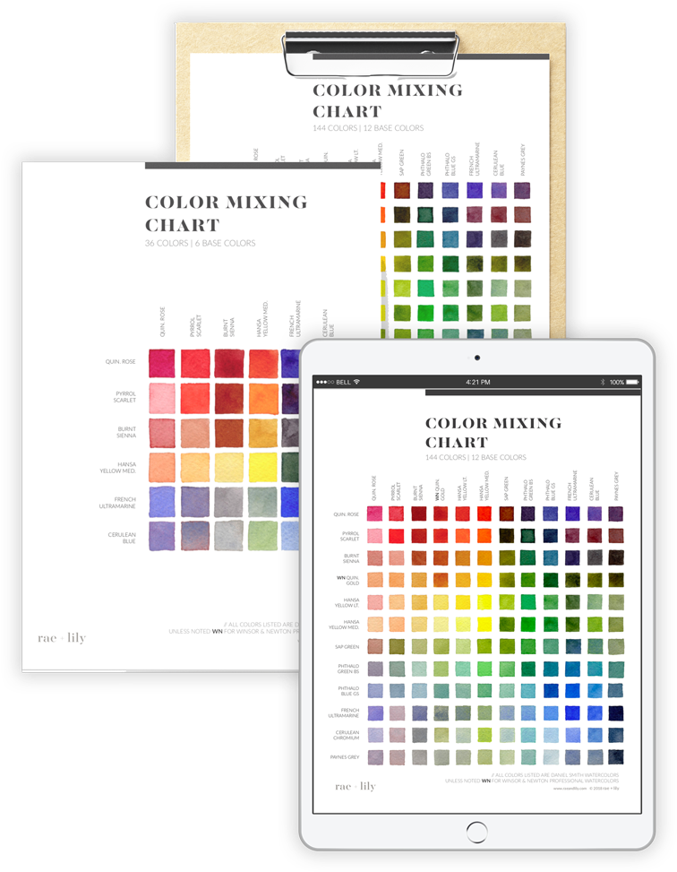 Download Color Chart Mockup - Color - HD Transparent PNG - NicePNG.com