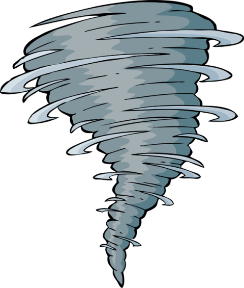 Free Png Tornado Png Images Transparent - Tornado Clipart (480x565), Png Download