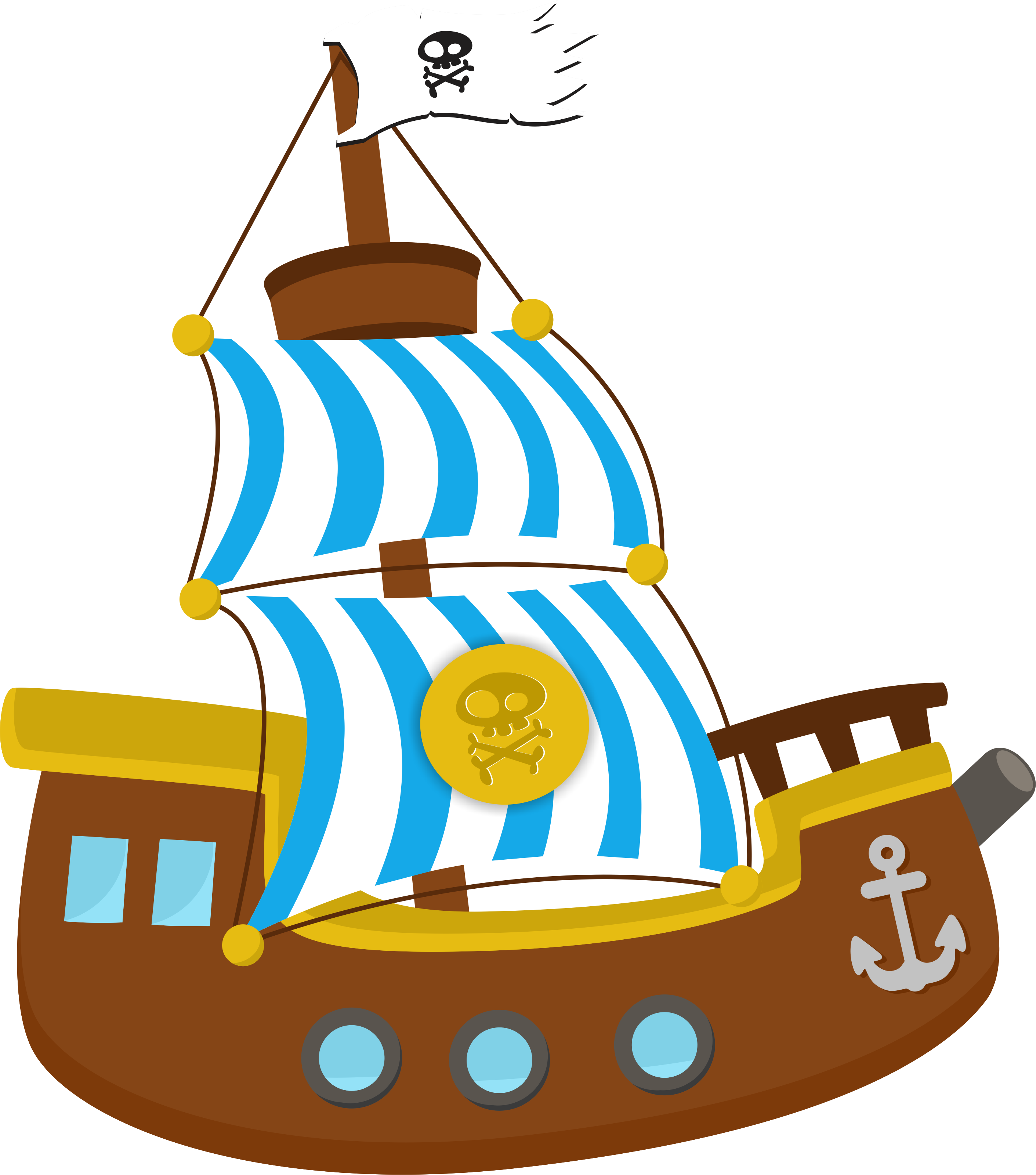 Clipart Library Download Minus Selma De Avila Bueno - Jack El Pirata Barco (2822x3201), Png Download