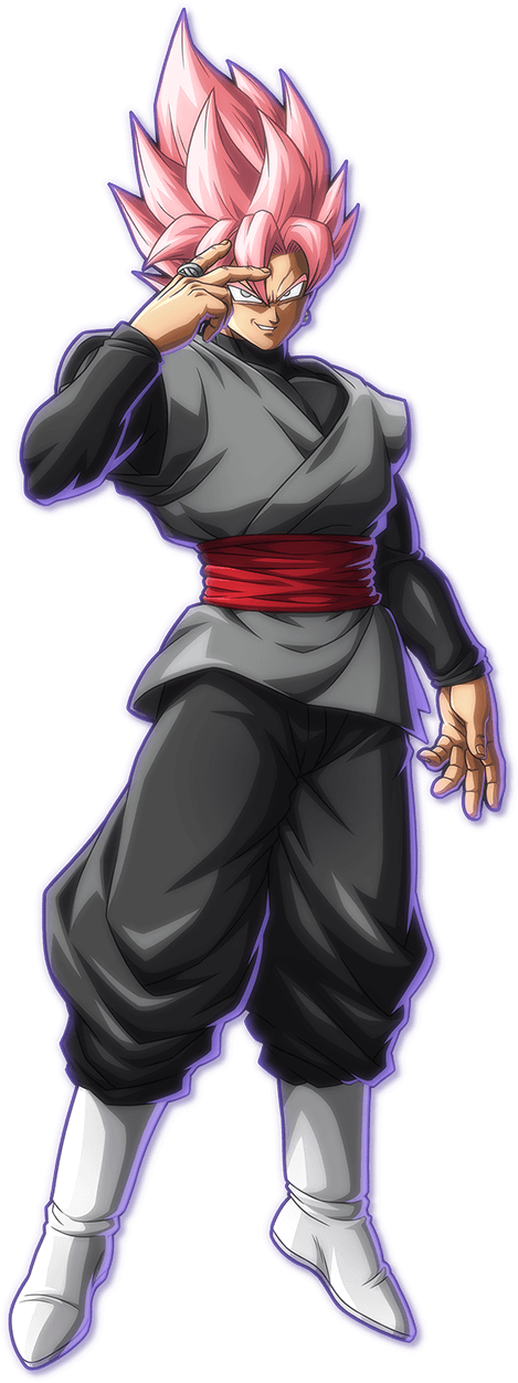 Dragon Ball Fighterz - Dragon Ball Fighterz Goku Black Png (477x1258), Png Download