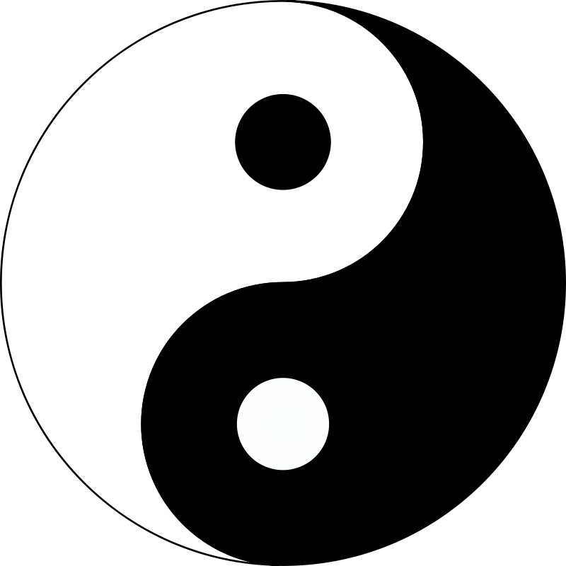 Basic Yin-yang Clipart Png (600x600), Png Download
