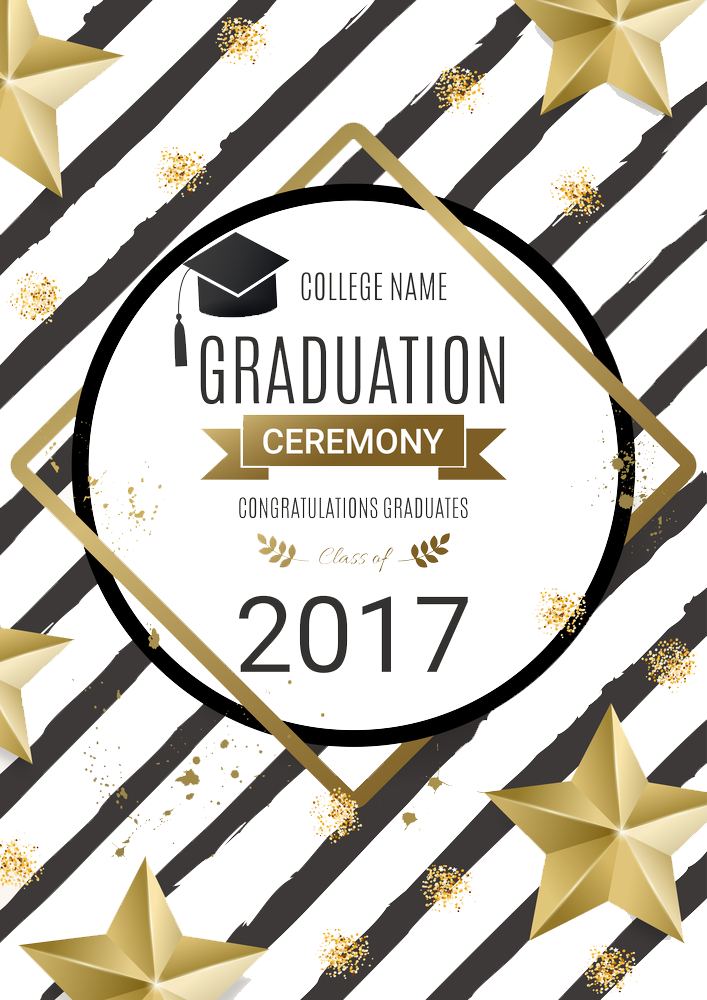 Graduation Ceremony Png Backgrounds - Graduation Ceremony Background Graduation (707x1000), Png Download