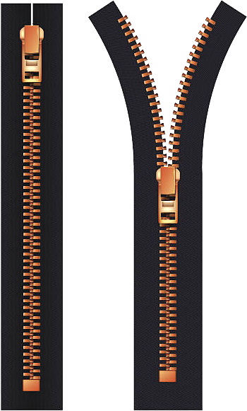 Download - Clip Art Zipper (350x581), Png Download