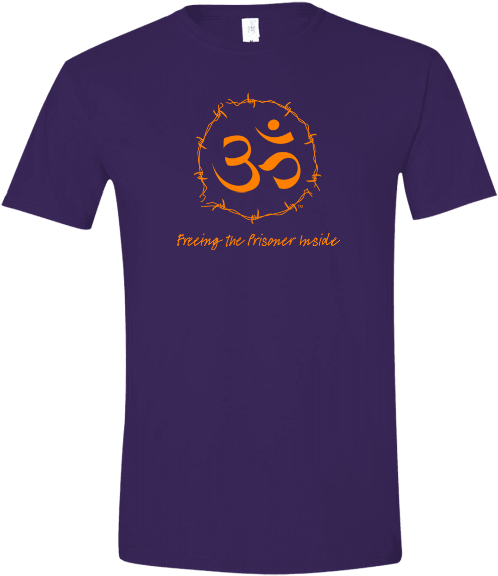 Men's T-shirt W/ Om Symbol In Barbed Wire - T-shirt (1155x1155), Png Download