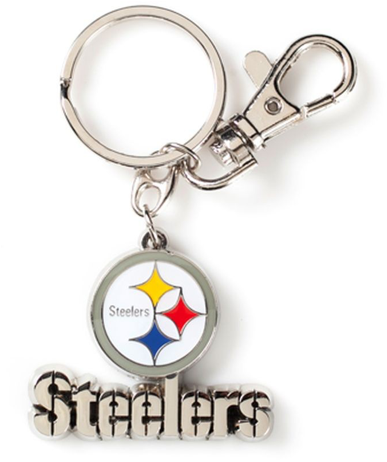 Pittsburgh Steelers - Nfl Heavyweight Key Tag With (500x500), Png Download