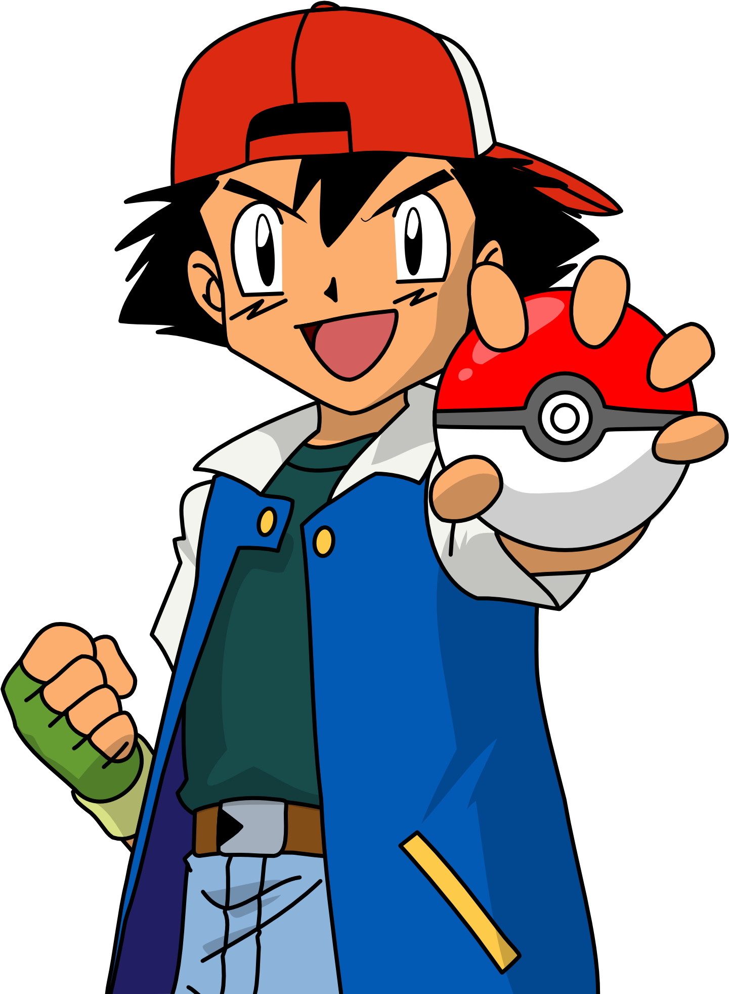 Ash Clipart - Pokemon Ash Png (1513x2017), Png Download