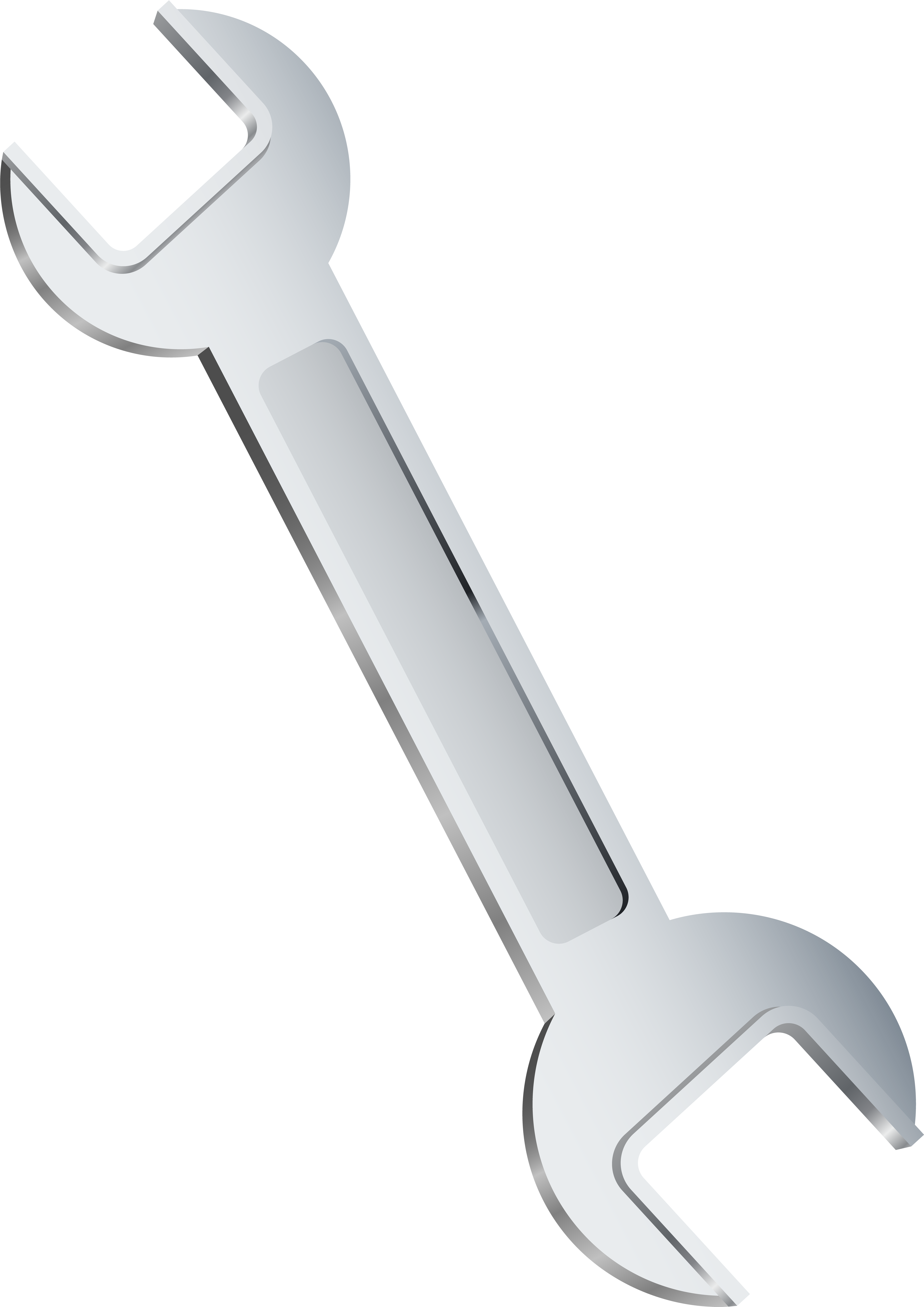 Metal Wrench Png Clip Art - Bicycle (5658x8000), Png Download