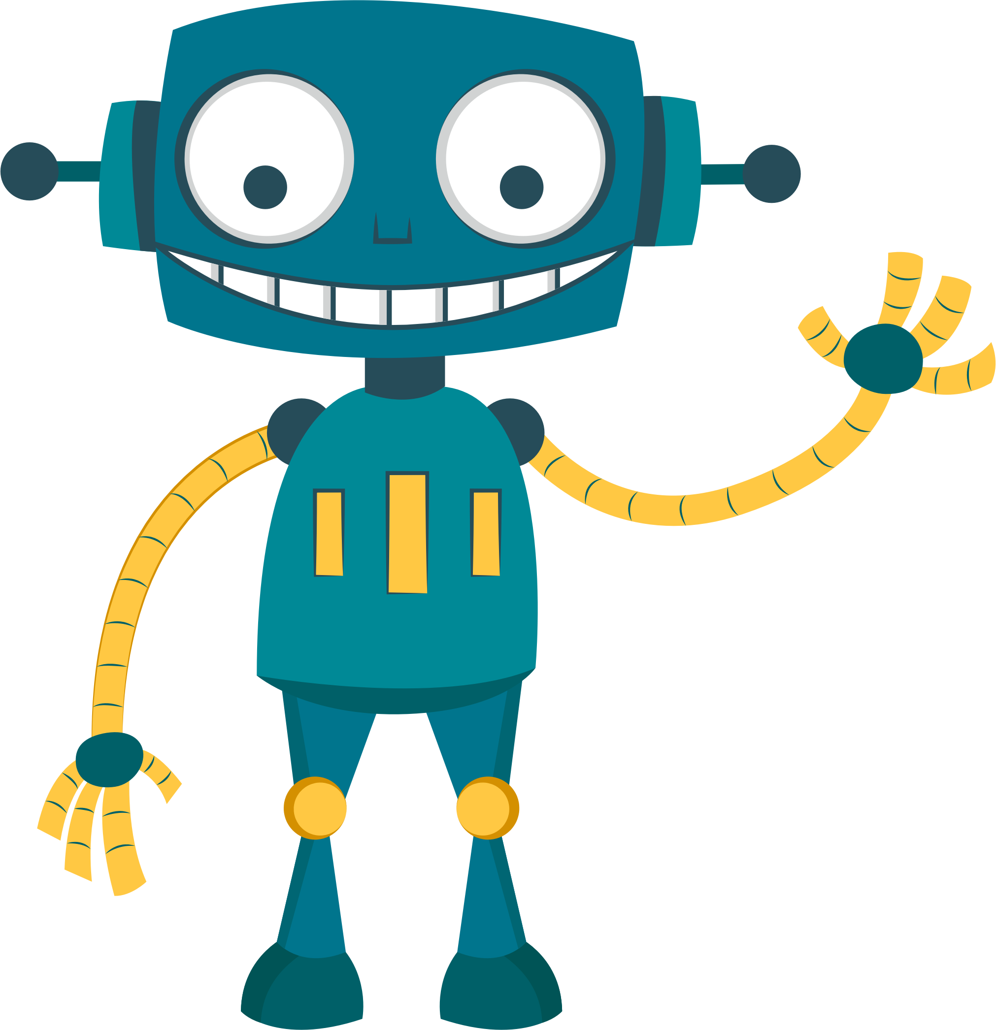 Clipart - Robot Png (2022x2092), Png Download