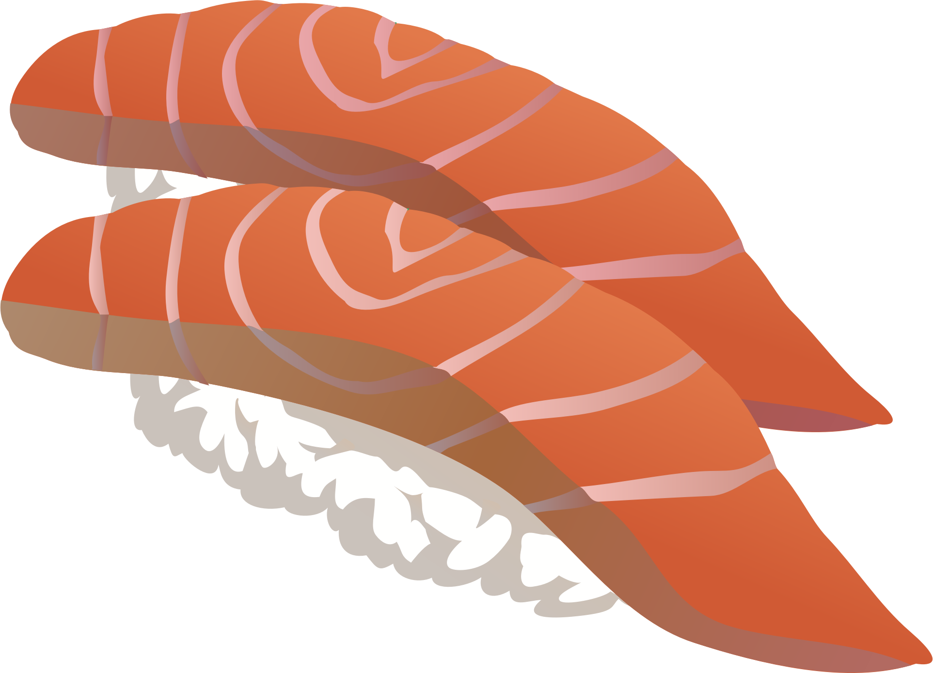 This Free Icons Png Design Of Salmon Sushi (1925x1389), Png Download