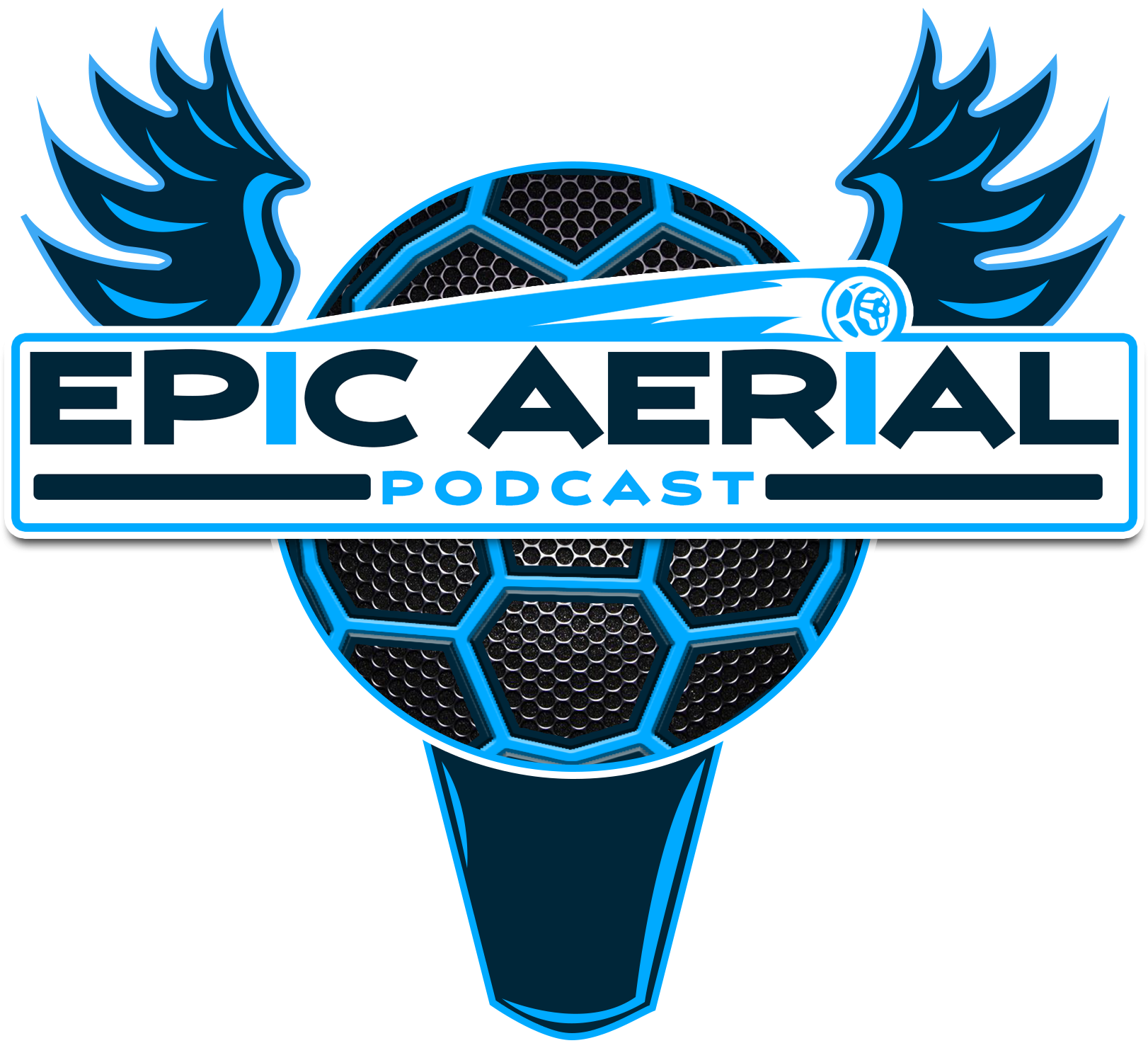 The Premier Rocket League Podcast - Aerial King Rocket League Png (2100x1500), Png Download