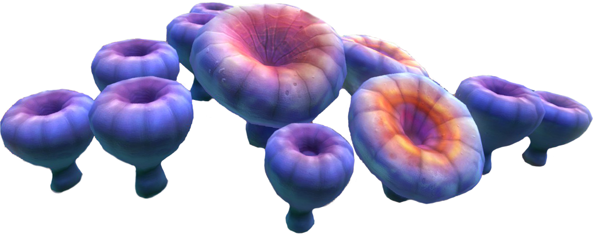 Acid Mushroom Flora - Mushroom Coral Png (1920x1080), Png Download