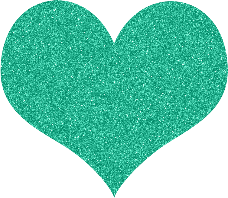 Free Glitter Hearts Clipart - Glitter Heart Clipart (800x675), Png Download