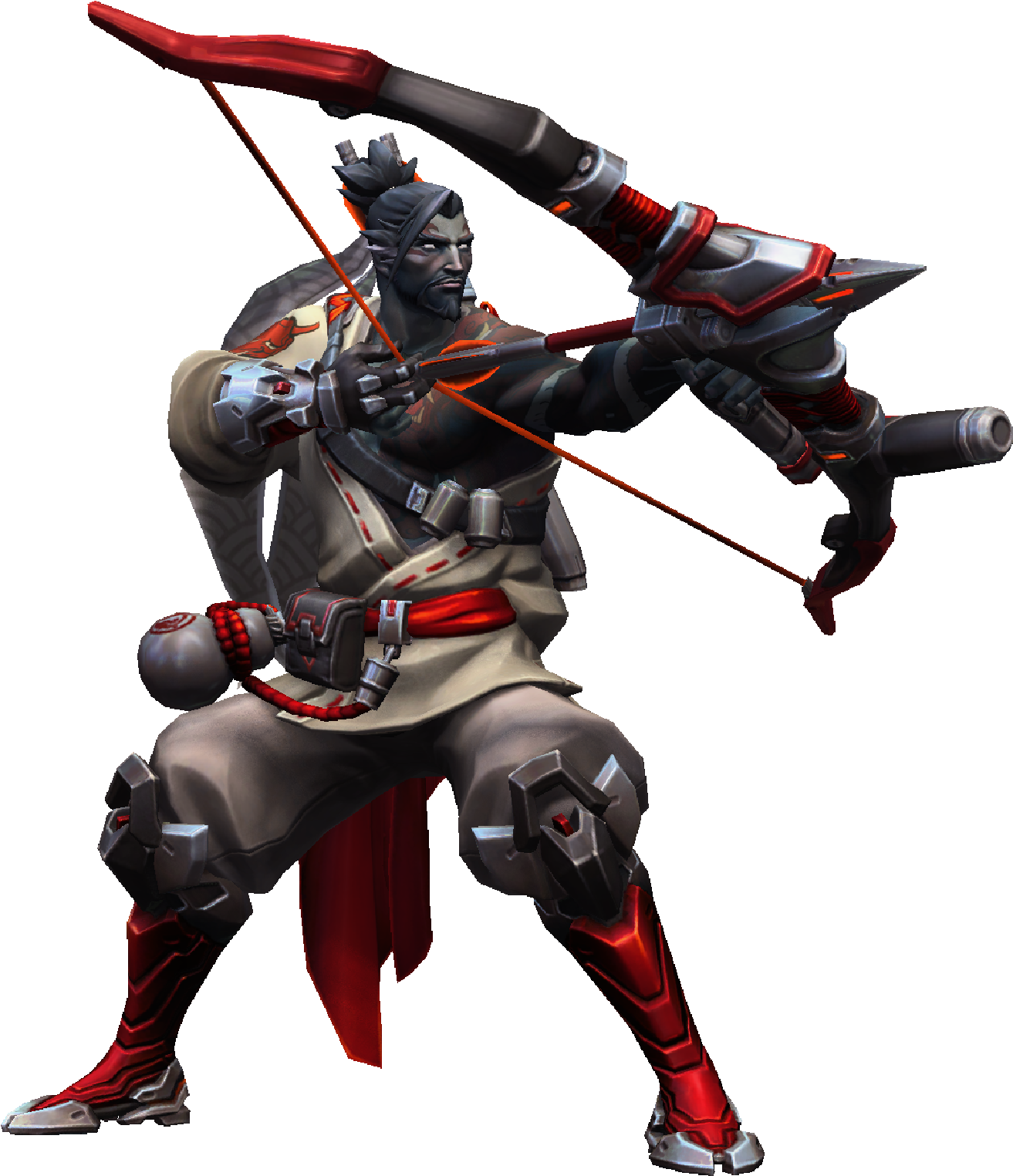 Blizzard Press Center - Overwatch Demon Hanzo Png (2400x1800), Png Download