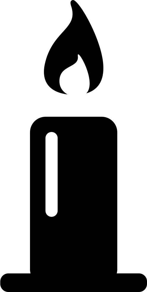 Candle Comments - Candles Icon Png (494x980), Png Download