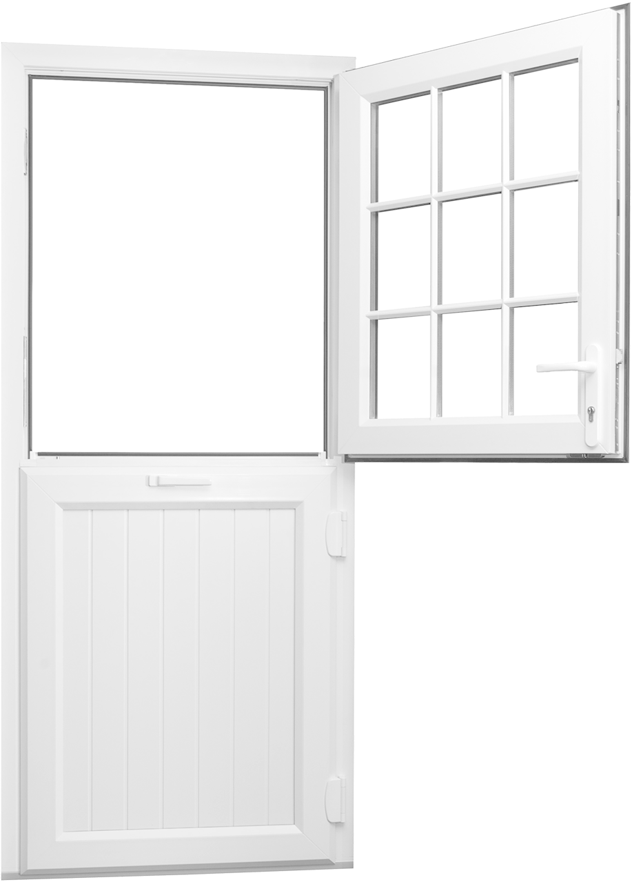 Upvc Stable Doors - Eurocell Upvc Stable Doors (2250x1500), Png Download