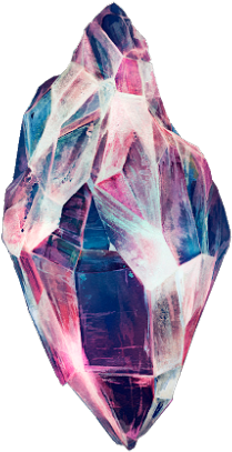 Crystal - Watercolor Crystal (500x500), Png Download