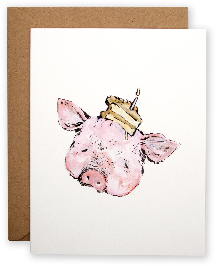 Gcb008 - Pig Cake - Paw (1000x1000), Png Download