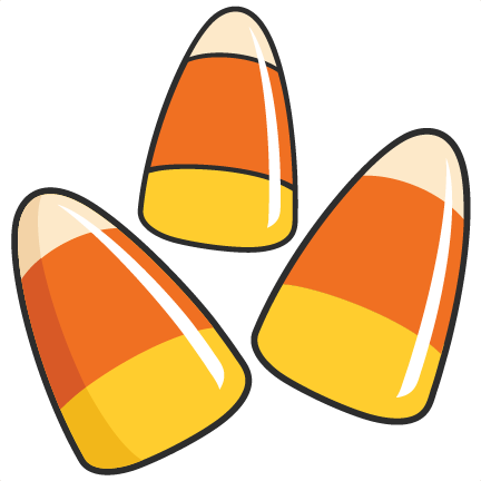 Candy Corn Png Svg Free Library - Candy Corn Clipart Png (432x432), Png Download