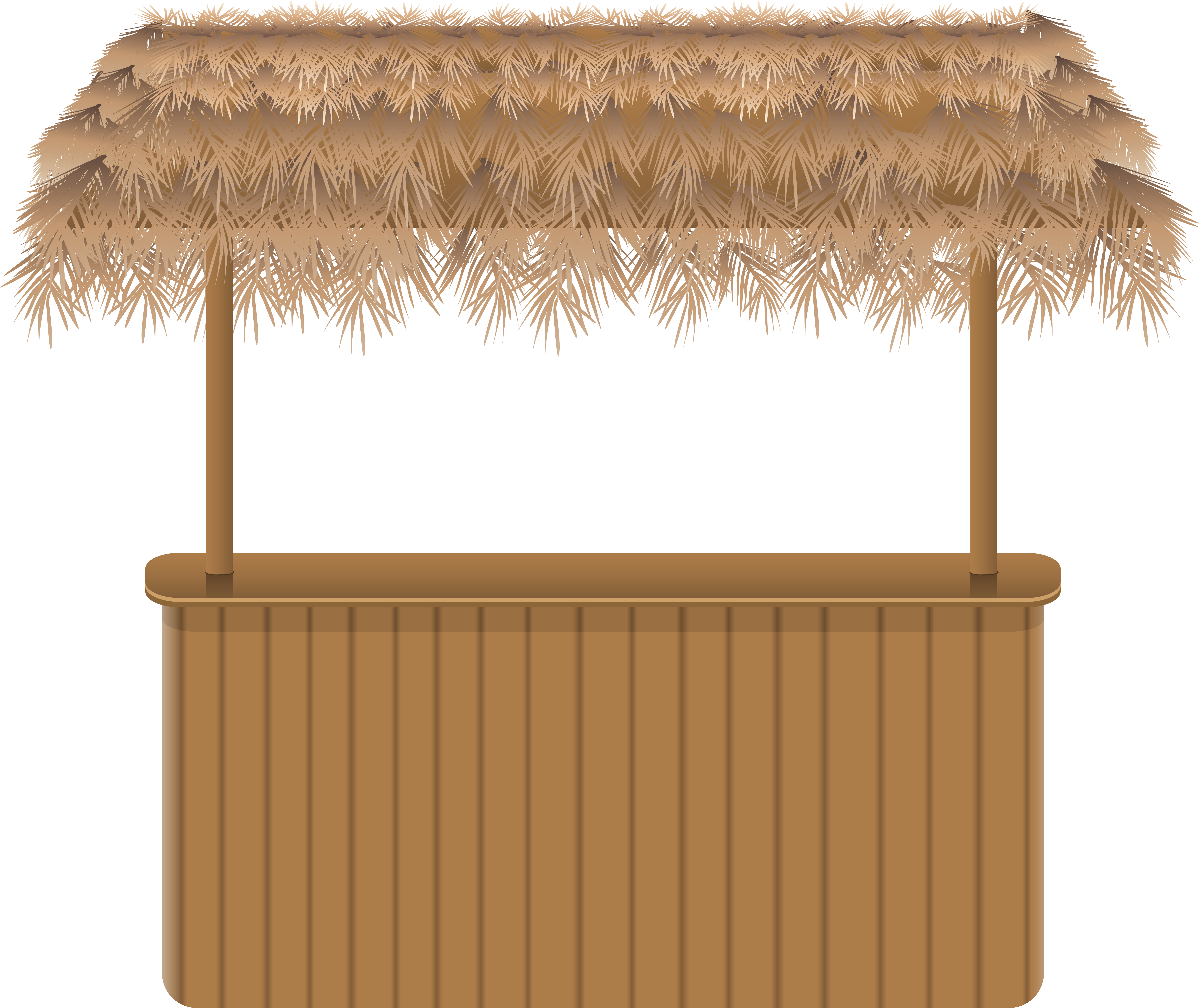 Tiki Bar Clip Art (6278x5278), Png Download
