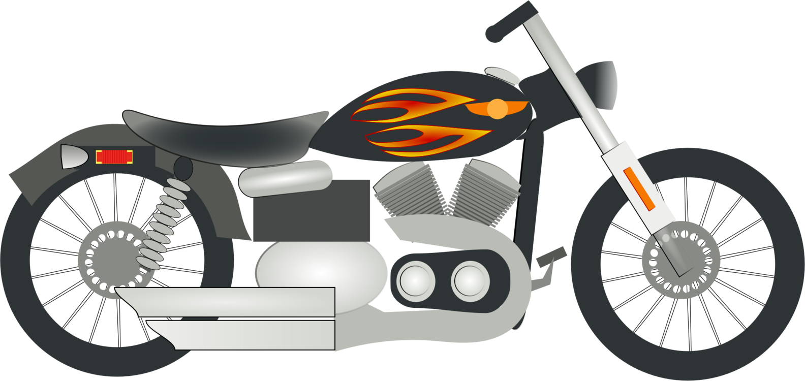 Harley Motorcycle - Personalisierte Motorrad-und Ornament (800x566), Png Download