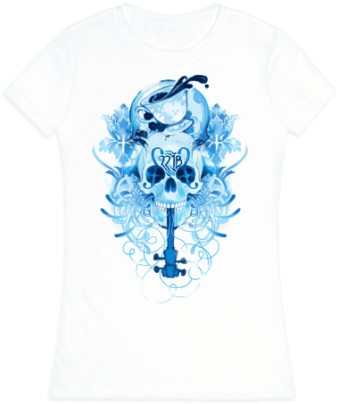 221b Watercolor Sherlock Skull Womens T-shirt - Sherlock Tattoos Bbc (484x484), Png Download