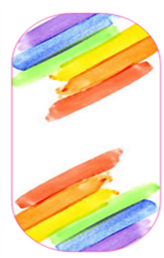 Rainbow Watercolor - Craft (550x550), Png Download